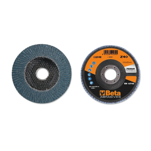 Discos de láminas con tela abrasiva de circonio, s
