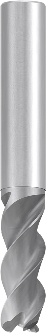 Fresa frontal de MD Alu-Cut larga tipo W