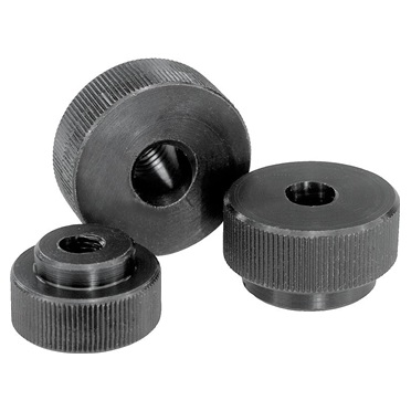 Tuercas moleteadas con función de sujeción rápida