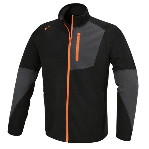 Forro polar con cremallera larga elastizado