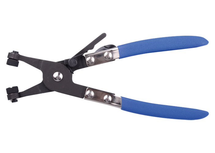 Alicate plano con mordazas partidas en cruz para a