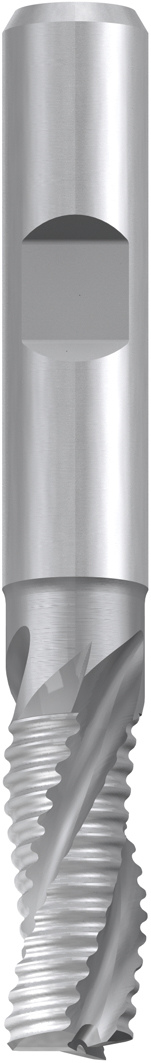 Fresa frontal de HSSE corta tipo NR