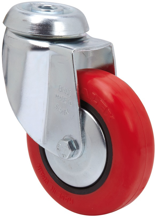 Ruedas BH-PPI  Giratorio /Agujero pasante/Sin Fren