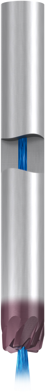 Fresa tórica de MD cónica larga tipo N TIALN ICA