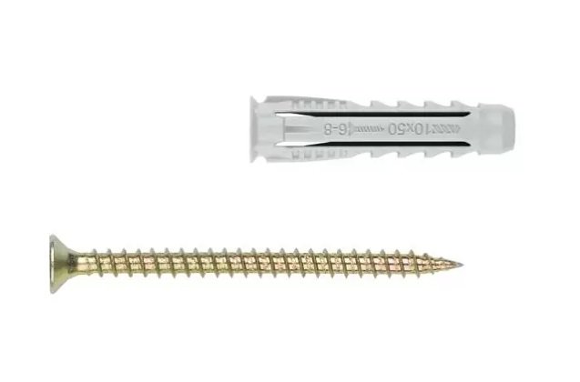 CV TN4S + TP-PO Taco cuatro segmentos c/ tirafondo