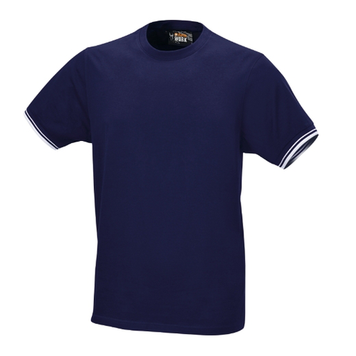 Camiseta de trabajo, 100% algodón, 150 g/m2, azul