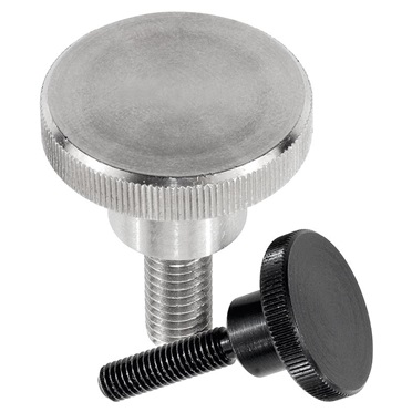 Tornillos moleteados elevados. Acero,inox. DIN 464