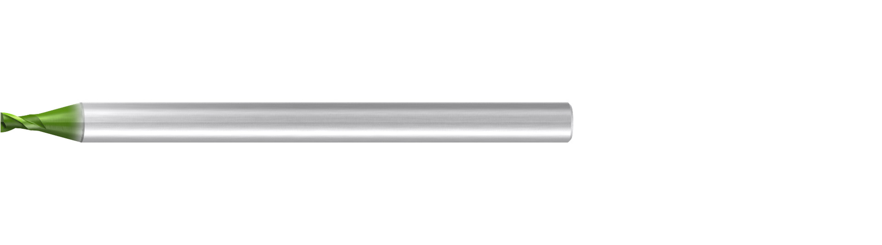 Micro fresa frontal de MD larga 2.2:1 tipo N ALCR