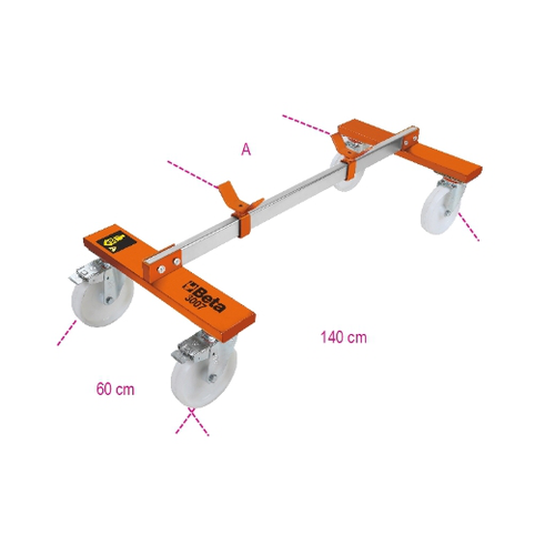 Carro bajo-chasis para vehículos sin mecánica dela