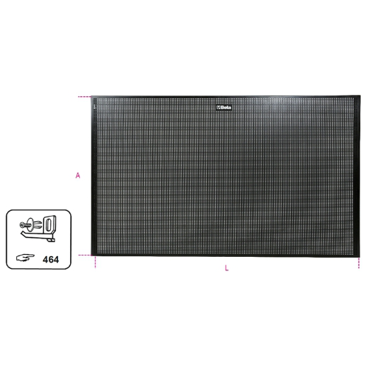 Panel porta-herramientas de pared