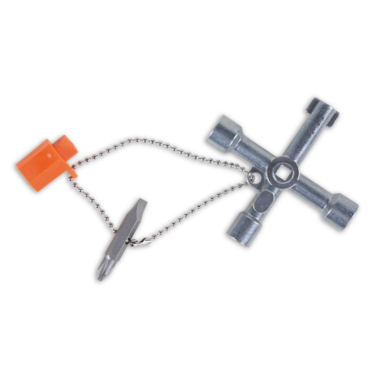 Llave de cruz para cuadros de maniobra