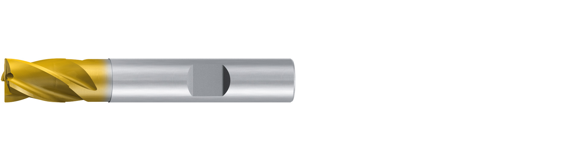 TiNox-Cut fresa frontal MD Base corta N TIN/TIALN
