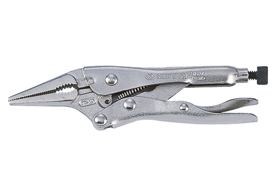 Mordazas de presión mono punto boca larga