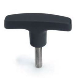 Tirador con espiga roscada.