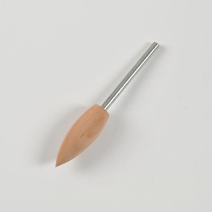 Rotativas de madera para pulido forma llama