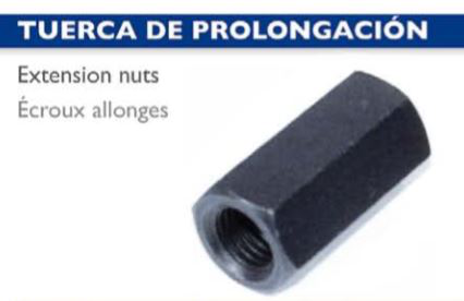 Tuercas de prolongación DIN 6334