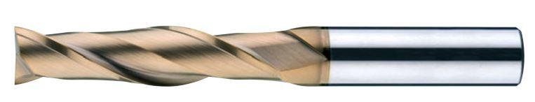 Fresa MD STD plana Z=2 TSIN hasta 50-62HRC