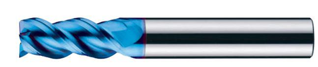 Fresa MD SKY plana Z=3 BLUE hasta 52HRC