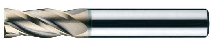 Fresa MD G plana Z=4 J-MAX hasta 45 HRC