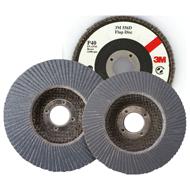 Muelas de lijado de abanico tipo 566 ZK abombado