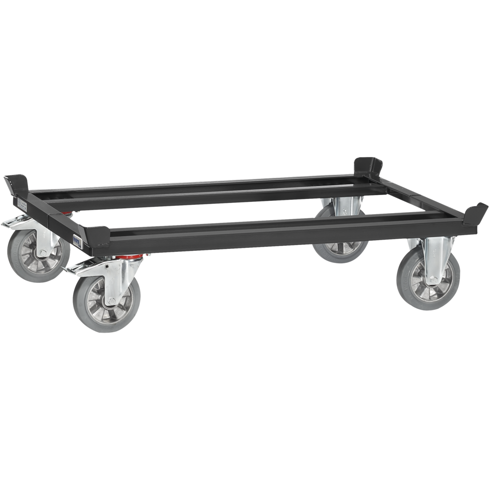 Carro para palés, ruedas de TPE, RAL7016