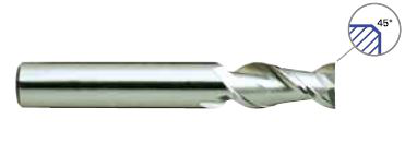 ALU-POWER Fresa MD Z2 LARGA HELICE 45º