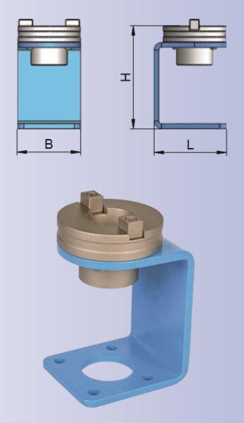 Soporte para Montaje de Acero Iso