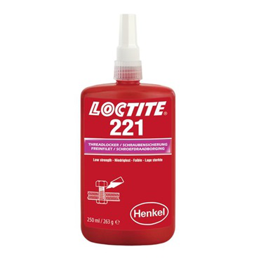 Loctite 221 fijador baja resistenca y viscosidad