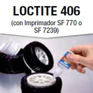 LOCTITE® 406 Adhesivo instantáneo elastómeros