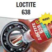 LOCTITE® 638 250ml Botella retenedor montajes holg