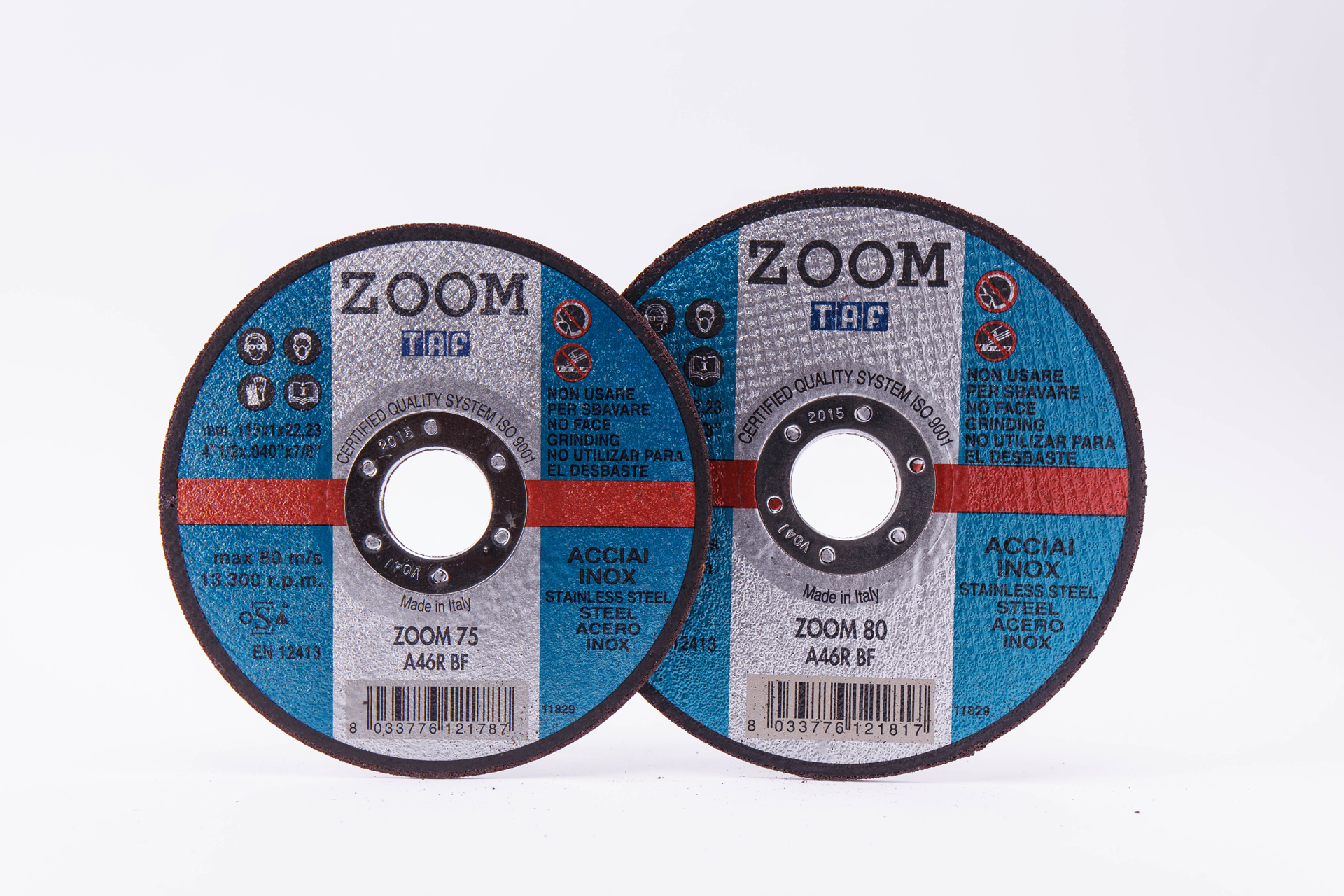 DISCOS DE CORTE PLANOS 115 x 1 x 22