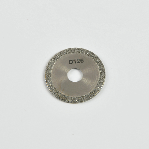 Disco de corte diamantado D126 y sus vástagos