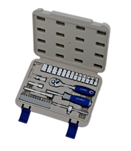 Juego vasos y puntas 1/4"