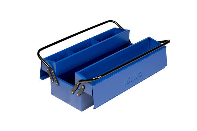 Caja portaherramientas 2 asas y 3 bandejas