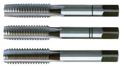 Machos roscar mano 3 piezas HSS métrica