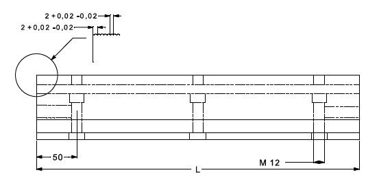 Barra de sujeción modular múltiple, individual