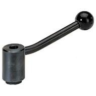 Palanca de sujeción ajustable Acero, bruñido