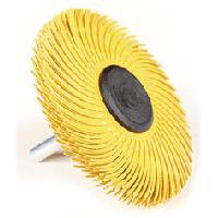 Cepillo radial abrillantar con mango cerdas curvas