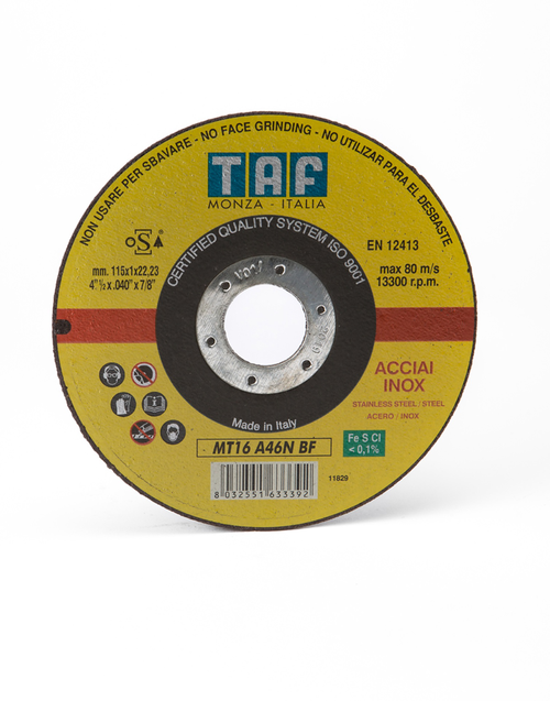 DISCOS DE CORTE PLANOS  MT10 GAMA USO INTENSIVO